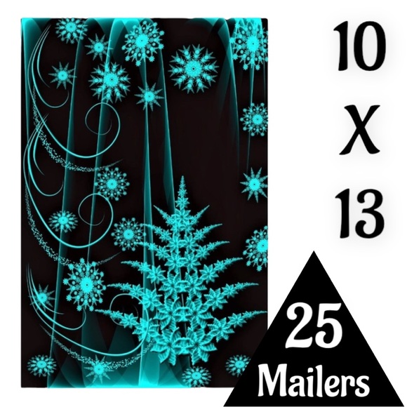 25 10X13 Emerald Tree Poly Mailer PRICE IS FIRM - Picture 4 of 7